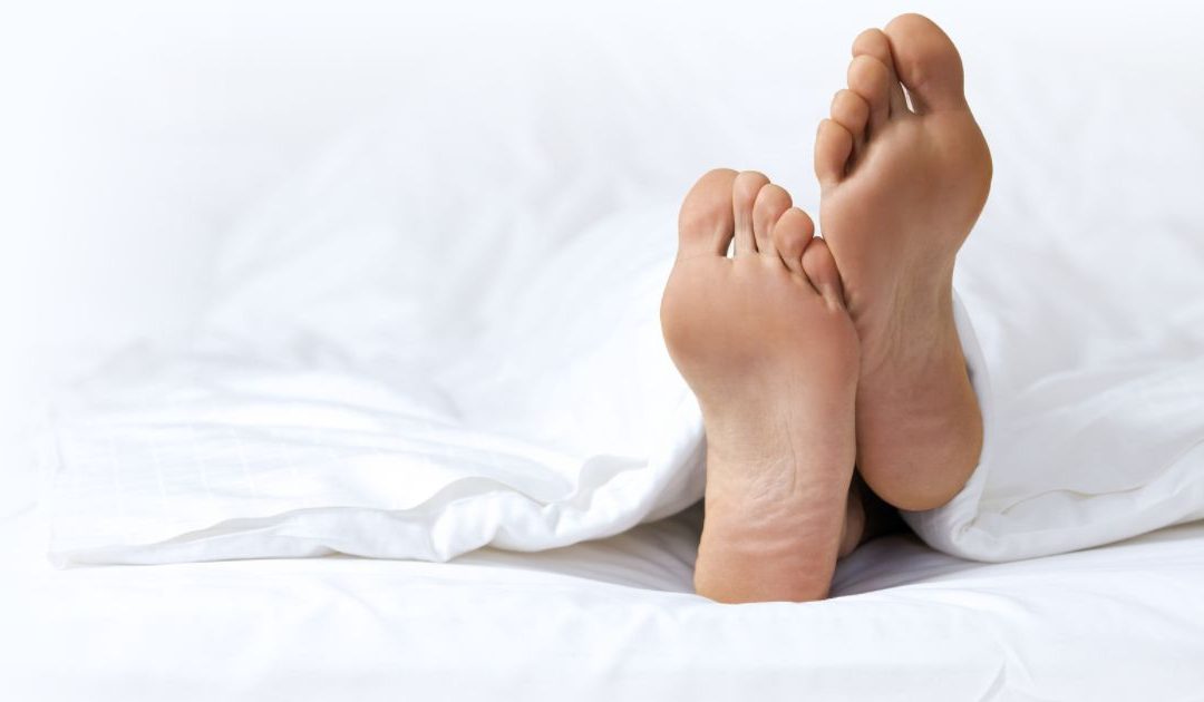 imagen de un pie con tendinitis